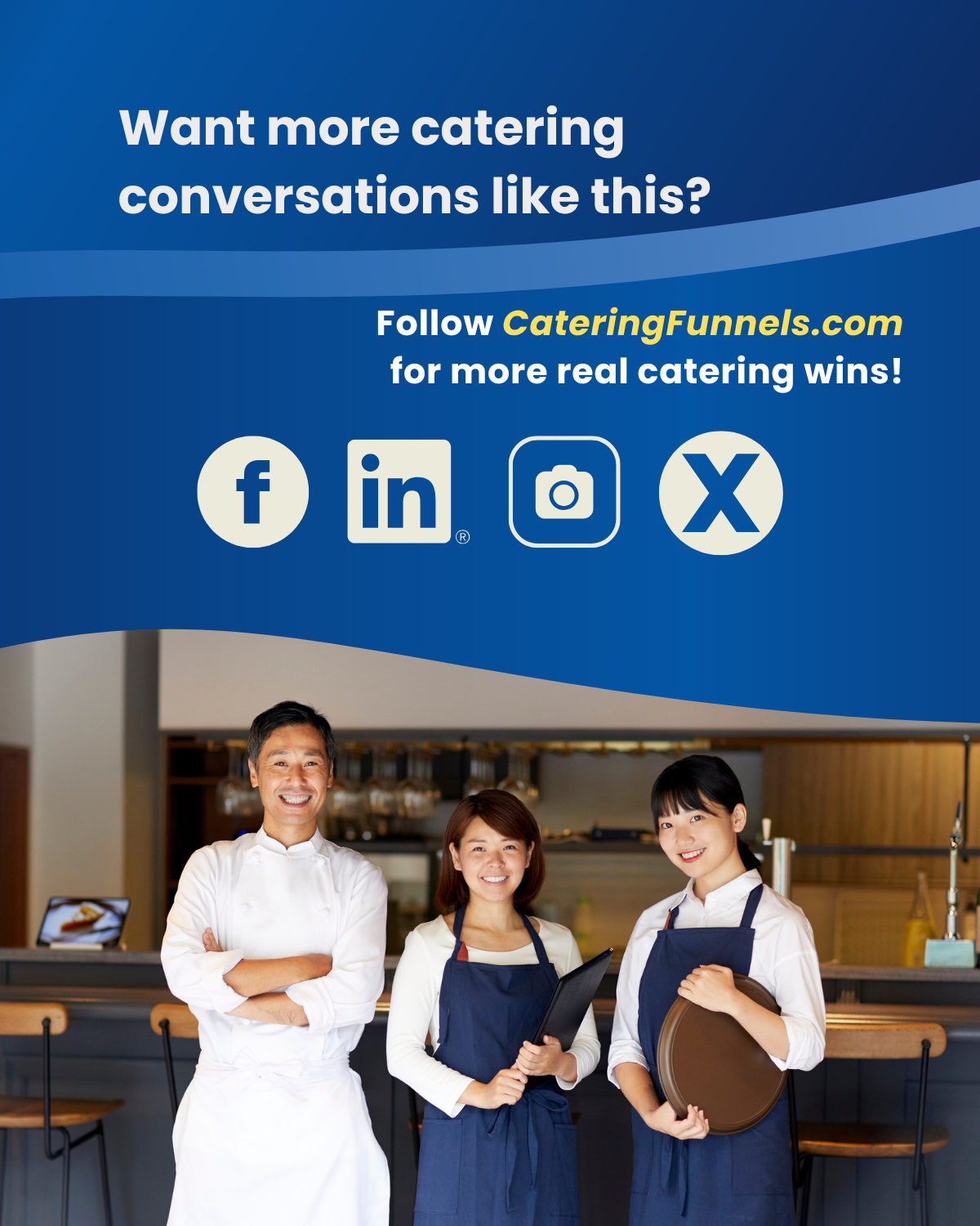 Follow CateringFunnels.com for more real catering wins
